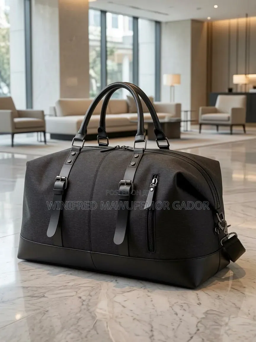 Premium Leather Canvas Travel Duffle Bags |Gym Weekend Travel Bags