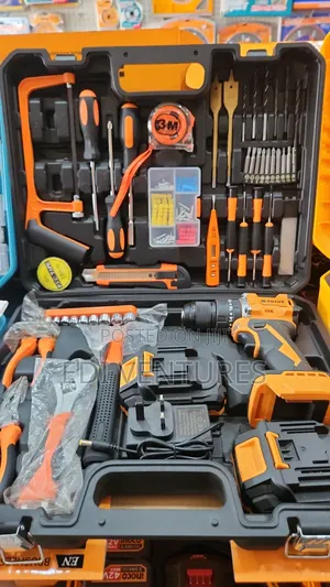 FoCus Cordless Impact Drill and Accessories Combo Set