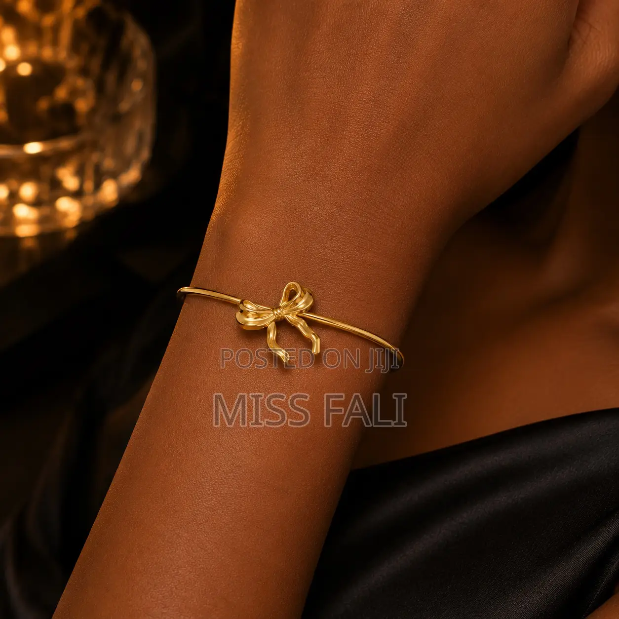Belle Bow Cuff Bangle