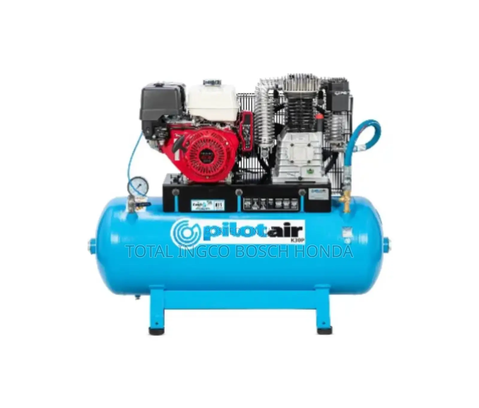 7 Horse Power Air Compressor Belt Driven Petrol 100liters Tank