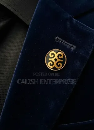 Premium Ghana-Inspired Cufflink Lapel Pin Set(Free Delivery)
