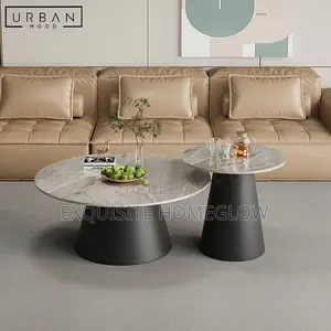 Gray Marble Top Coffee Table Set Available for Purchase