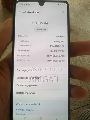 Samsung Galaxy A41 64 GB Black