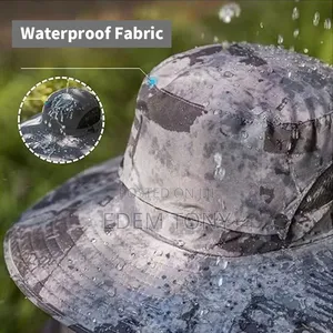 Outdoor Rechargeable/Solar Cooling Sun Hat With Two Fans