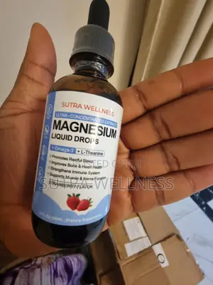 Premium Magnesium L-Theanine Drops (Calm, Focus Sleep Support)