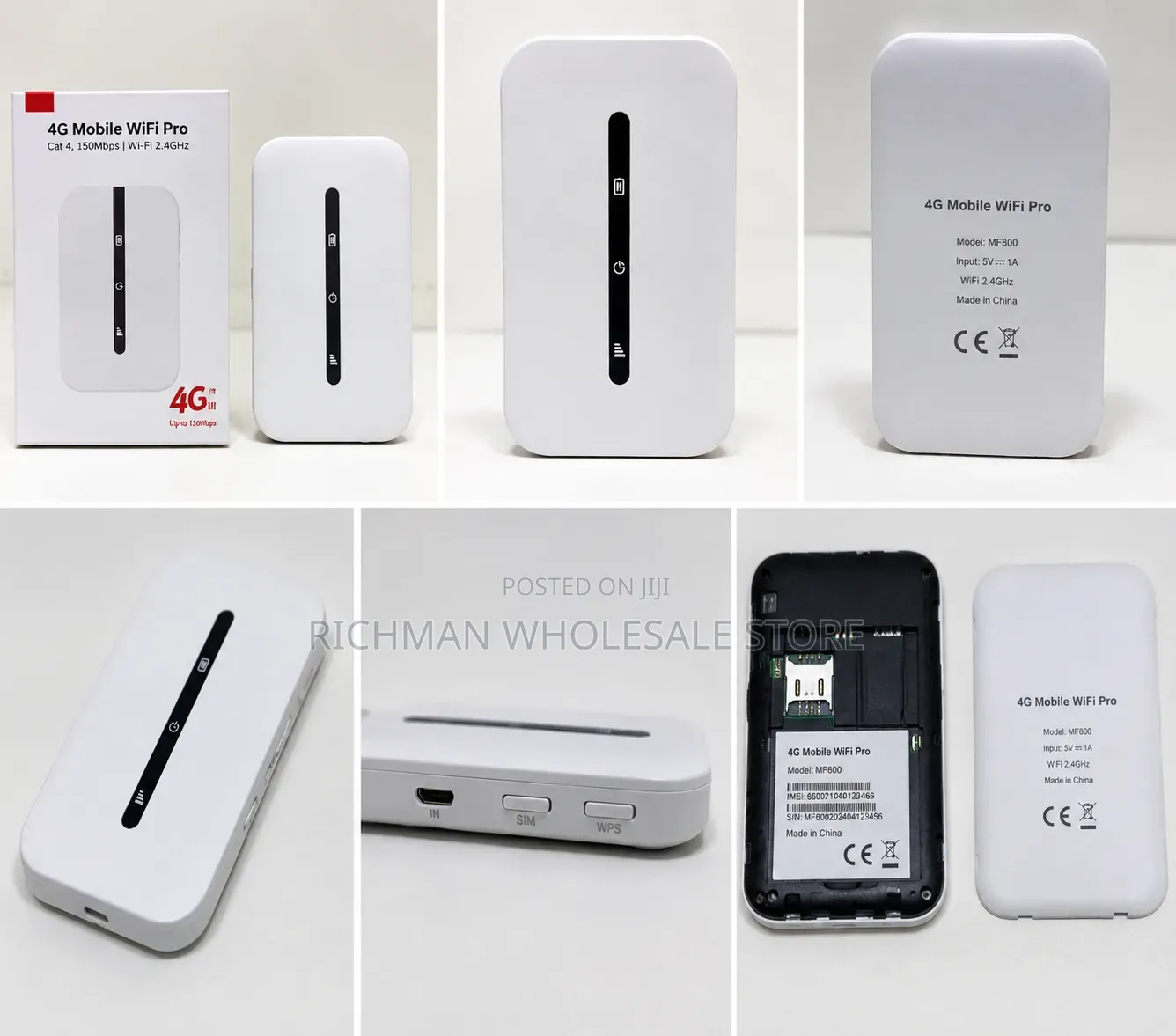 Original 4g Mobile Wifi Pro Router 150mbps – Portable Hotspot, Wifi 2.