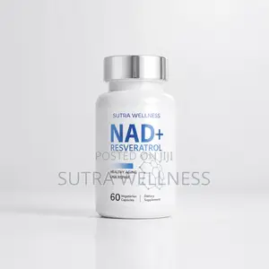 NAD+ Resveratrol (60 Capsules) – Premium Anti-Aging Cellular Energ