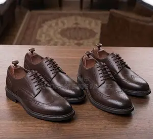 Premium Men’s Leather Brogue Oxford Dress Shoes