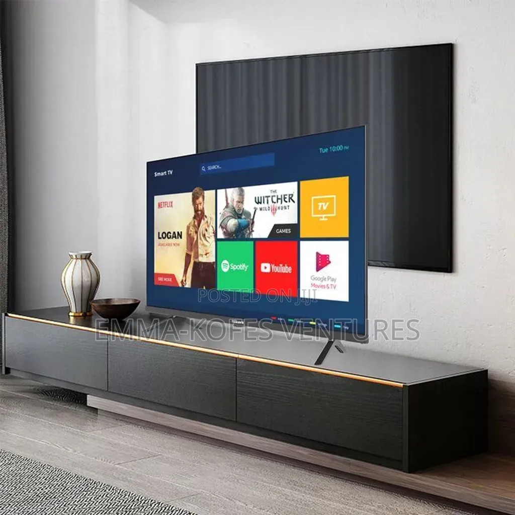 Smart TV 43'' - Frameless Android Smart FHD LED TV - HDMI - Black
