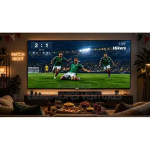 50'' iSMART TV UHD ,Frameless, 1.5G+8G, IR Remote- Black