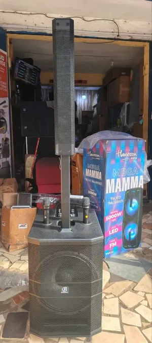 Bossman Chargeable Speaker With Column Array Top Powered Subwoofer.