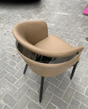 Modern Barrel-Back Accent Chair