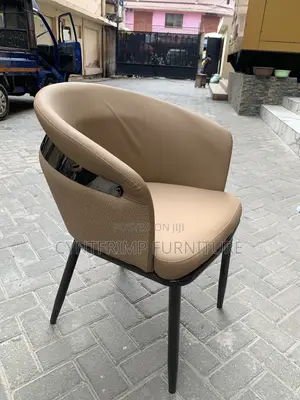 Modern Barrel-Back Accent Chair