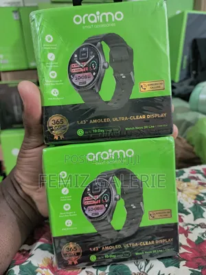 Oraimo Watch Nova 2r Lite 1.43" Amoled 30-Day Standby Smart Watch