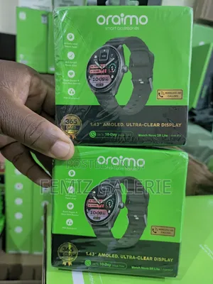 Oraimo Watch Nova 2r Lite 1.43" Amoled 30-Day Standby Smart Watch