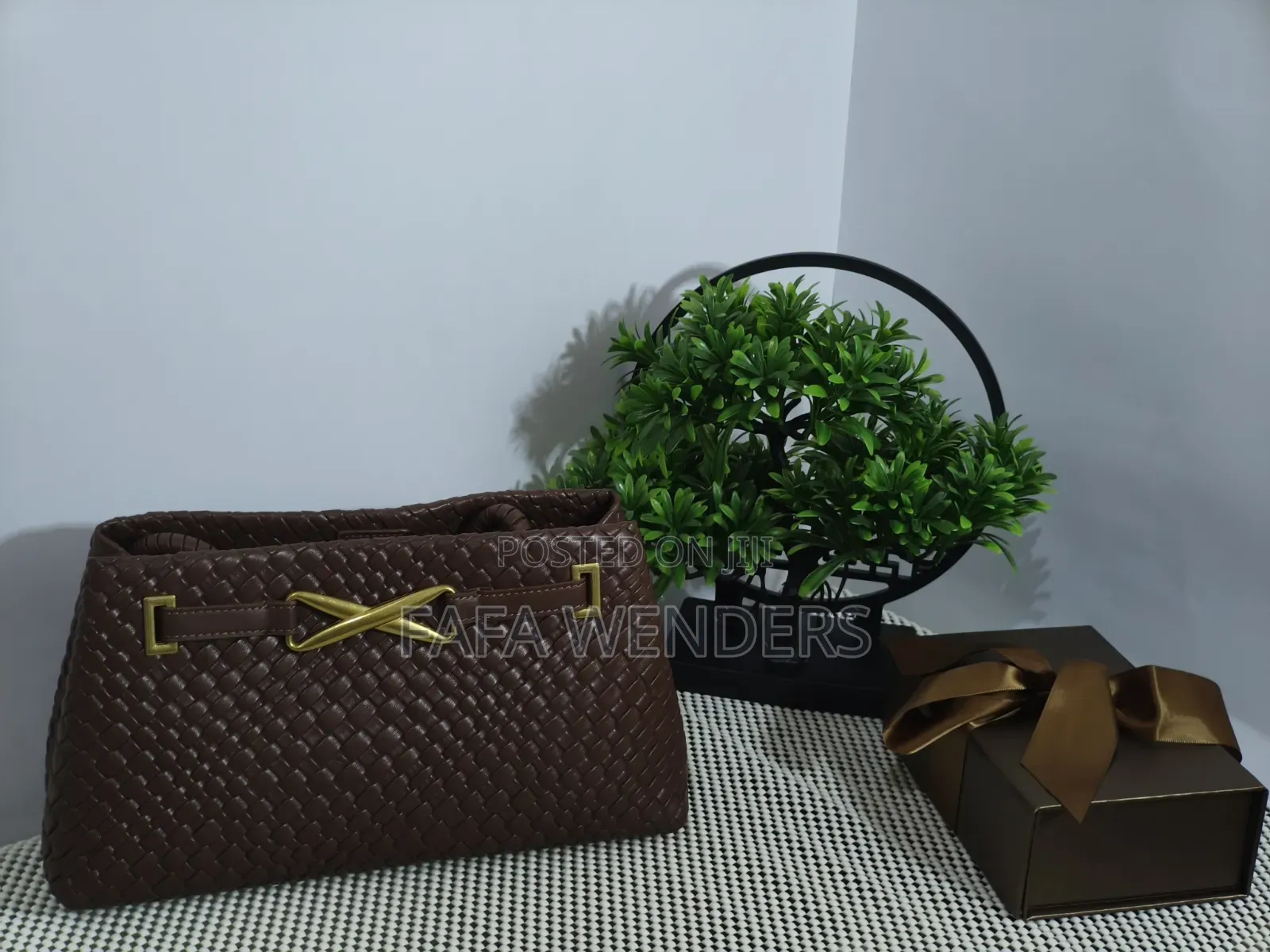 Woven Tote Handbag
