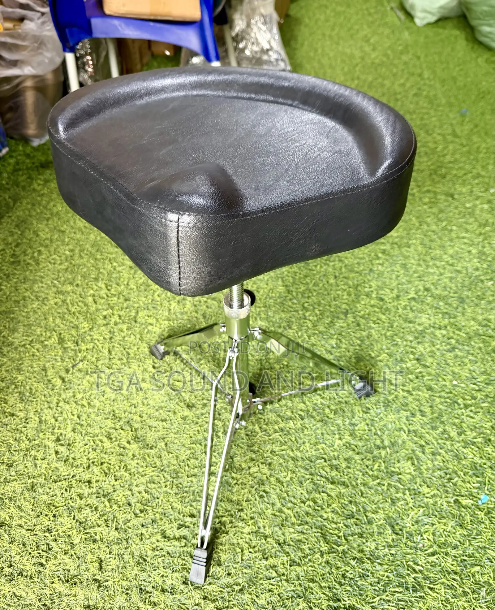 Hebikuo Premium Adjustable Saddle Drum Throne Stool