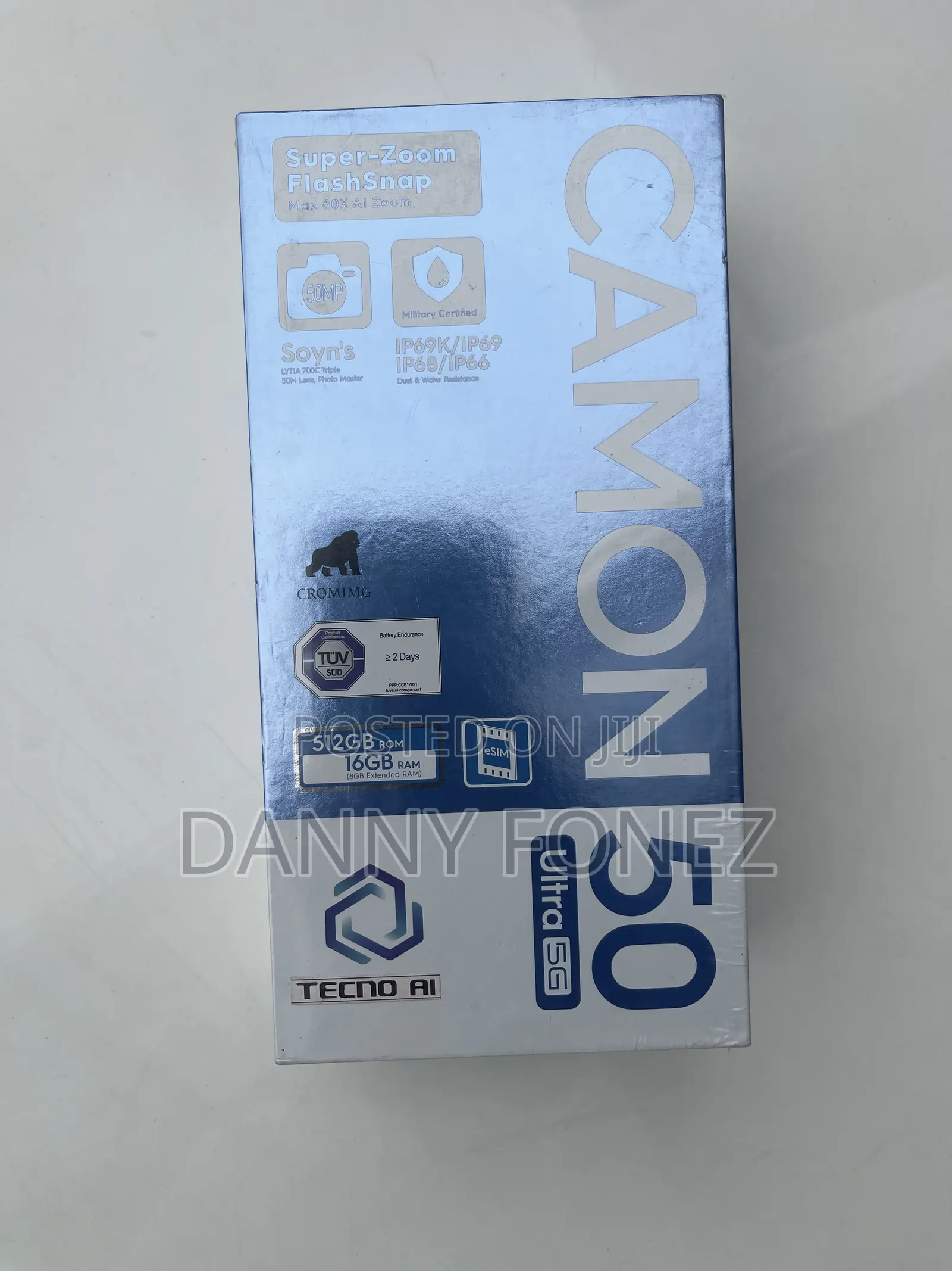 New Tecno Camon 50 Ultra 512 GB Orange