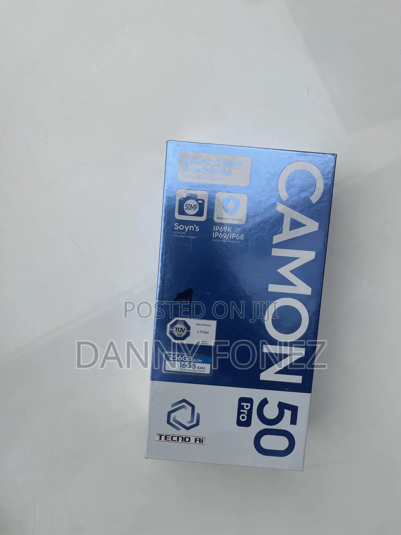 New Tecno Camon 50 Pro 256 GB Orange