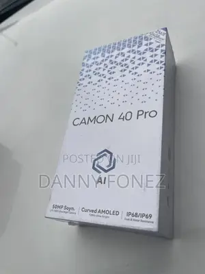 New Tecno Camon 40 Pro 5G 256 GB Black