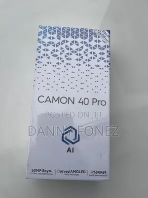 New Tecno Camon 40 Pro 5G 256 GB Black