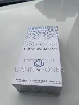 New Tecno Camon 40 Pro 5G 256 GB Black