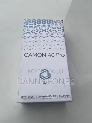 New Tecno Camon 40 Pro 5G 256 GB Black
