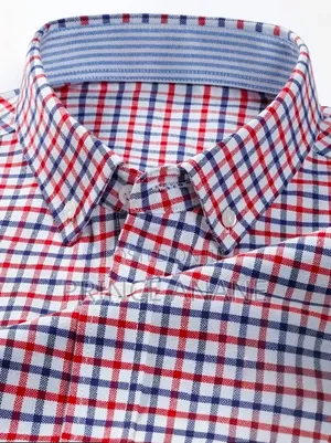 Men Plaid Long Sleeve Shirts