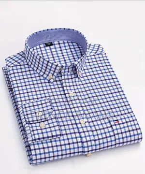 Men Plaid Long Sleeve Shirts