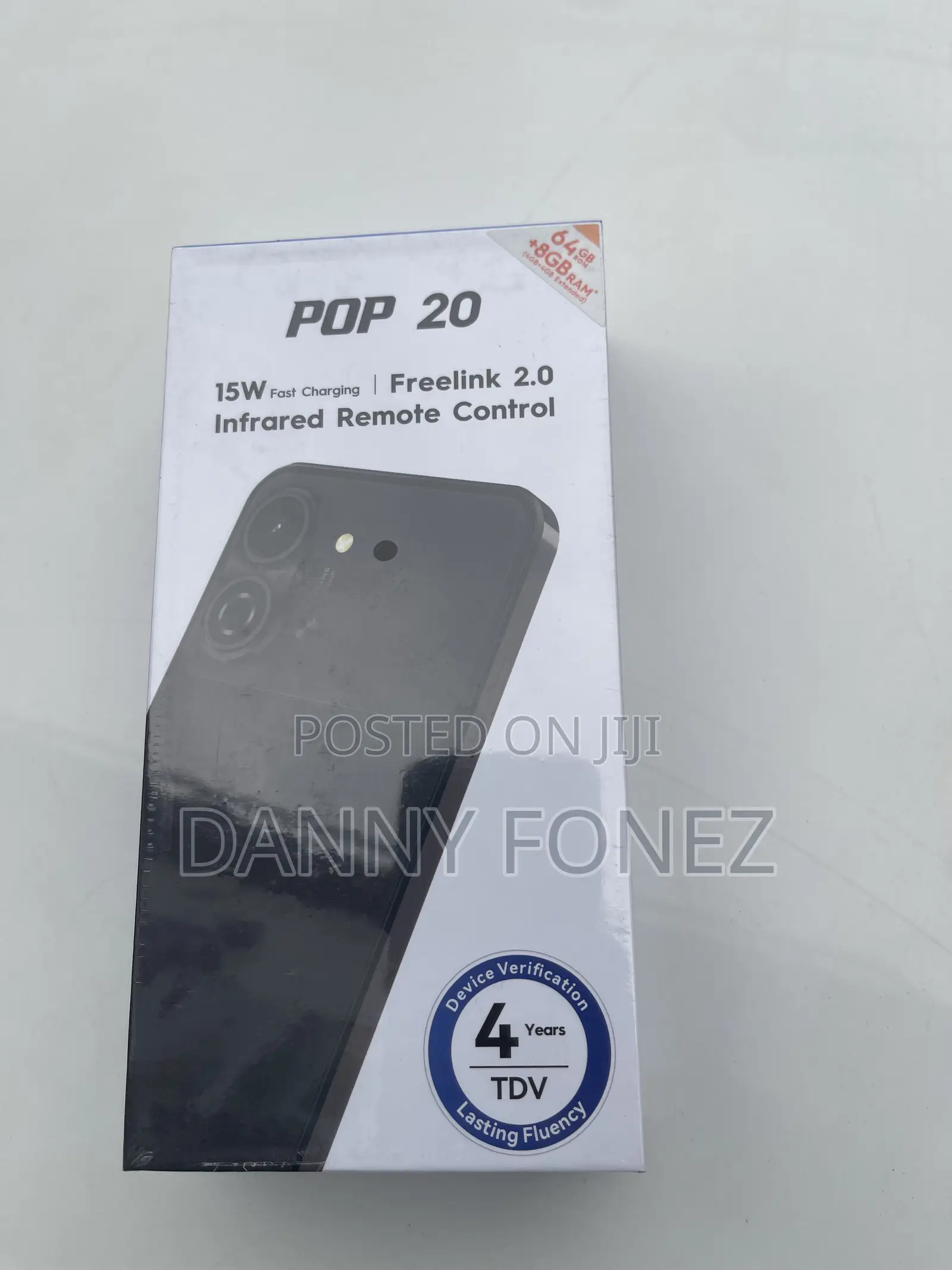 New Tecno Pop 20 64 GB Black
