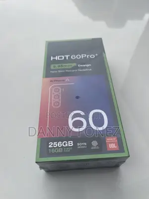 New Infinix Hot 60 Pro+ 256 GB Black