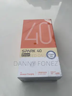 New Tecno Spark 40 Pro+ 256 GB Black