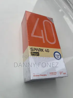 New Tecno Spark 40 Pro+ 256 GB Black