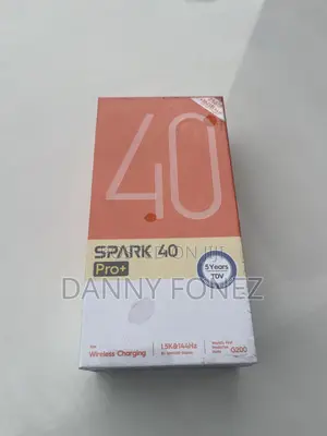 New Tecno Spark 40 Pro+ 256 GB Black