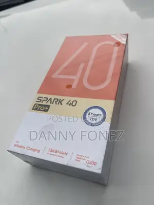 New Tecno Spark 40 Pro+ 256 GB Black