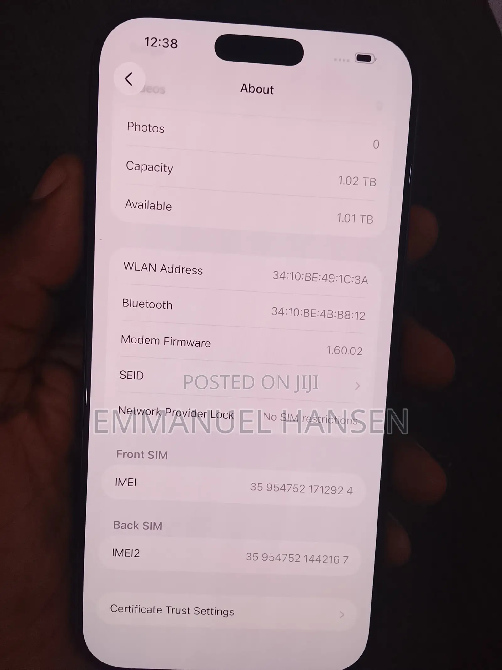 Apple iPhone 17 Pro Max 1 TB Purple