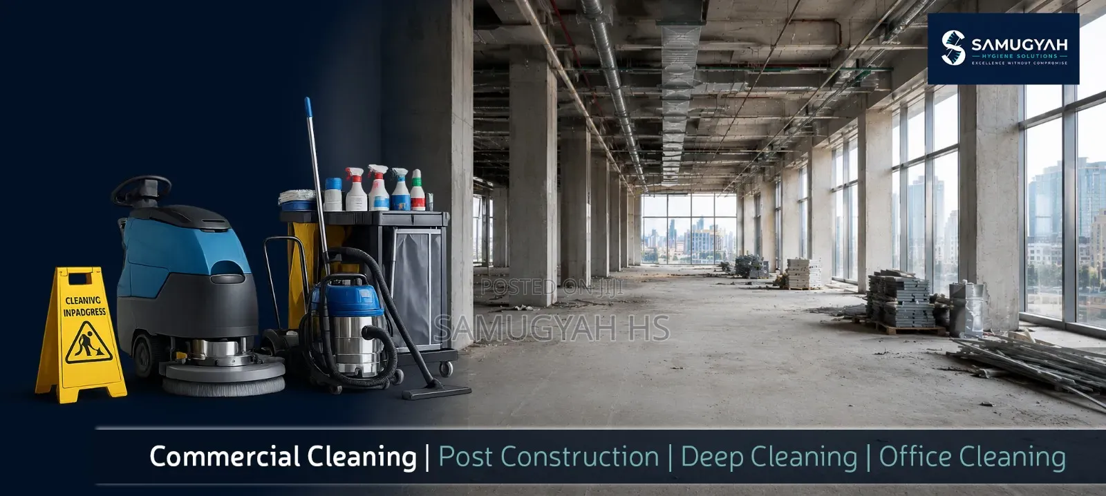 Professional Commercial Cleaning Services | Samugyah Hygiene Solutions