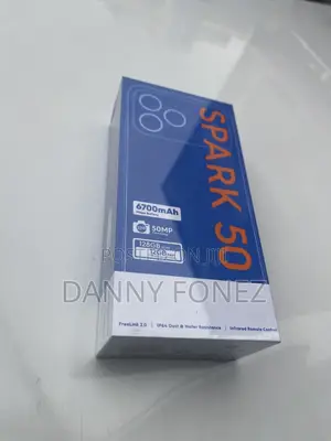 New Tecno Spark 50 128 GB Black