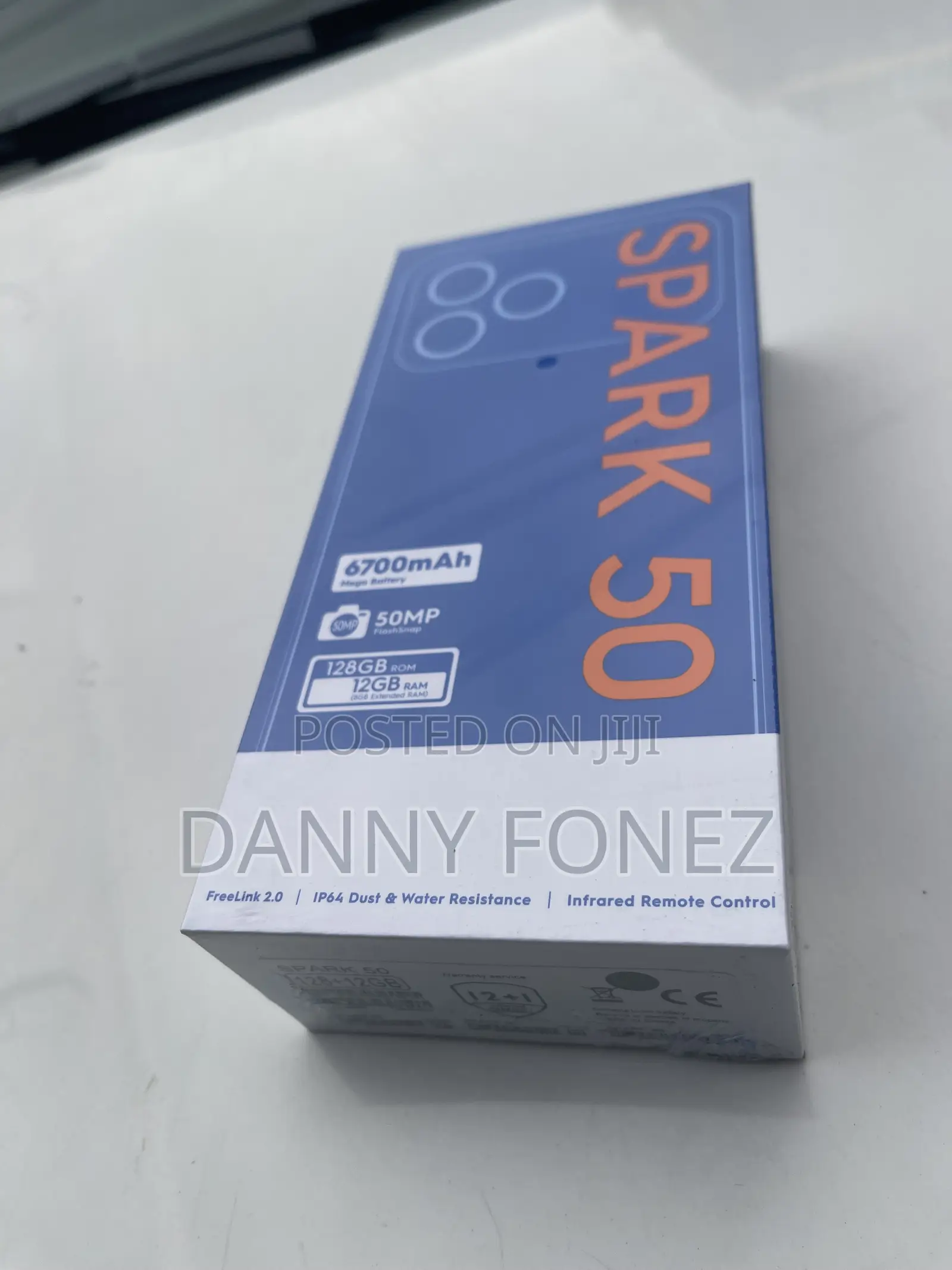 New Tecno Spark 50 128 GB Black