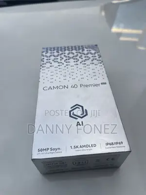 New Tecno Camon 40 Premier 256 GB Black