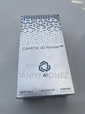 New Tecno Camon 40 Premier 256 GB Black