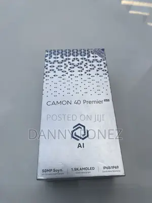 New Tecno Camon 40 Premier 256 GB Black