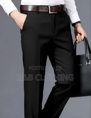 Mens Official Material Trousers