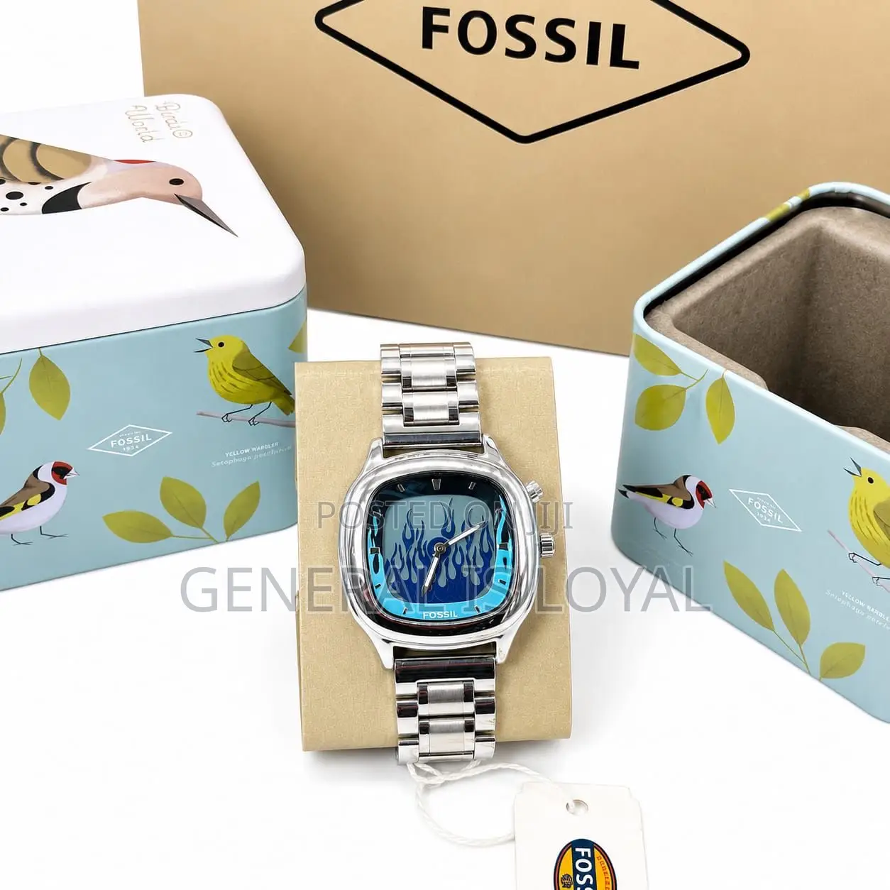 Fossil Anadigi Silver Stainless Steel