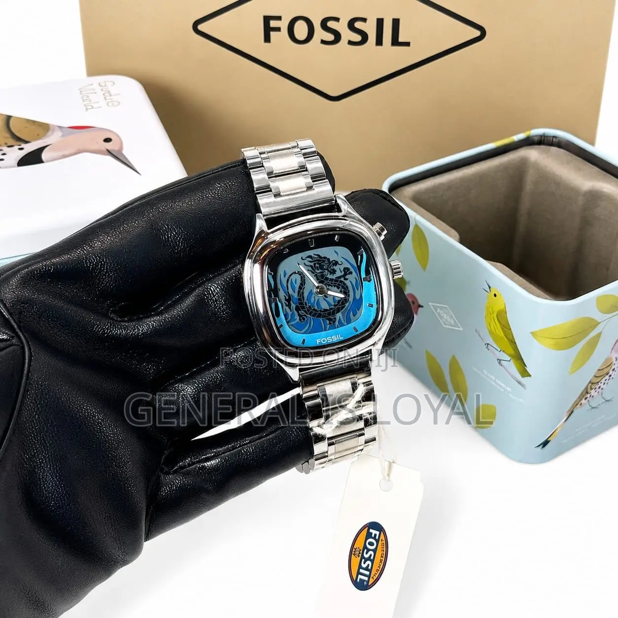 Fossil Anadigi Silver Stainless Steel