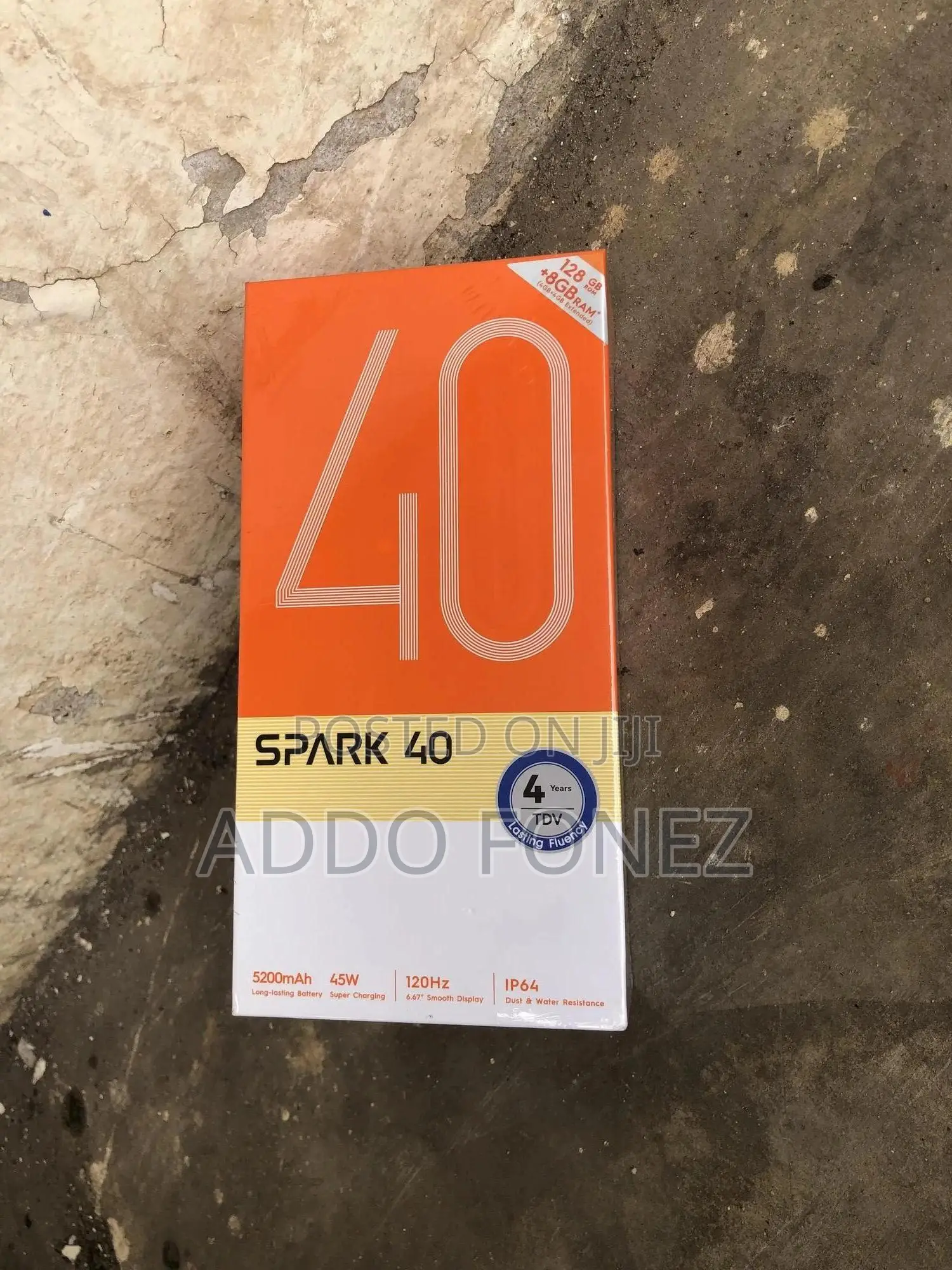 New Tecno Spark 40 256 GB Black