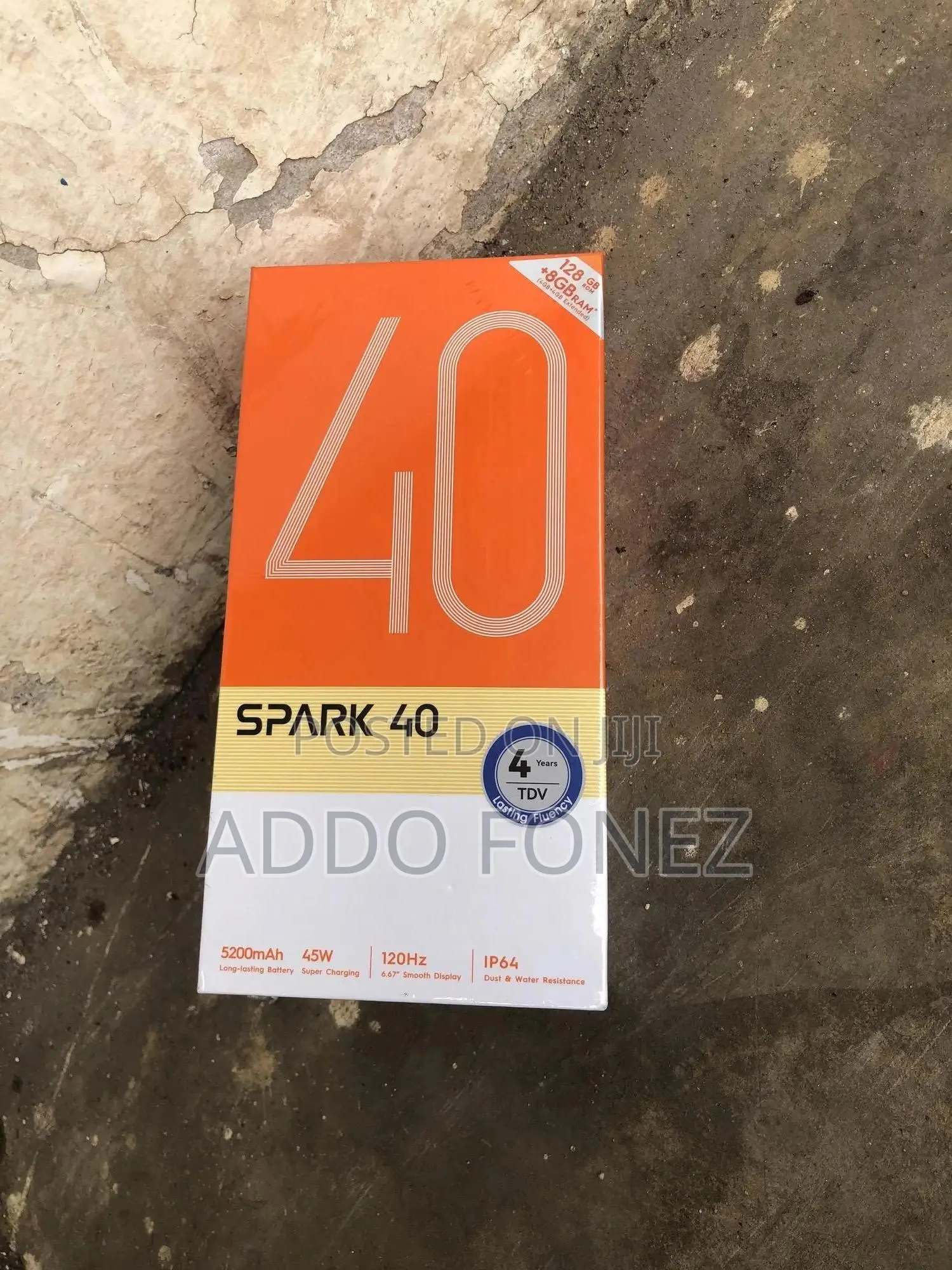New Tecno Spark 40 256 GB Black