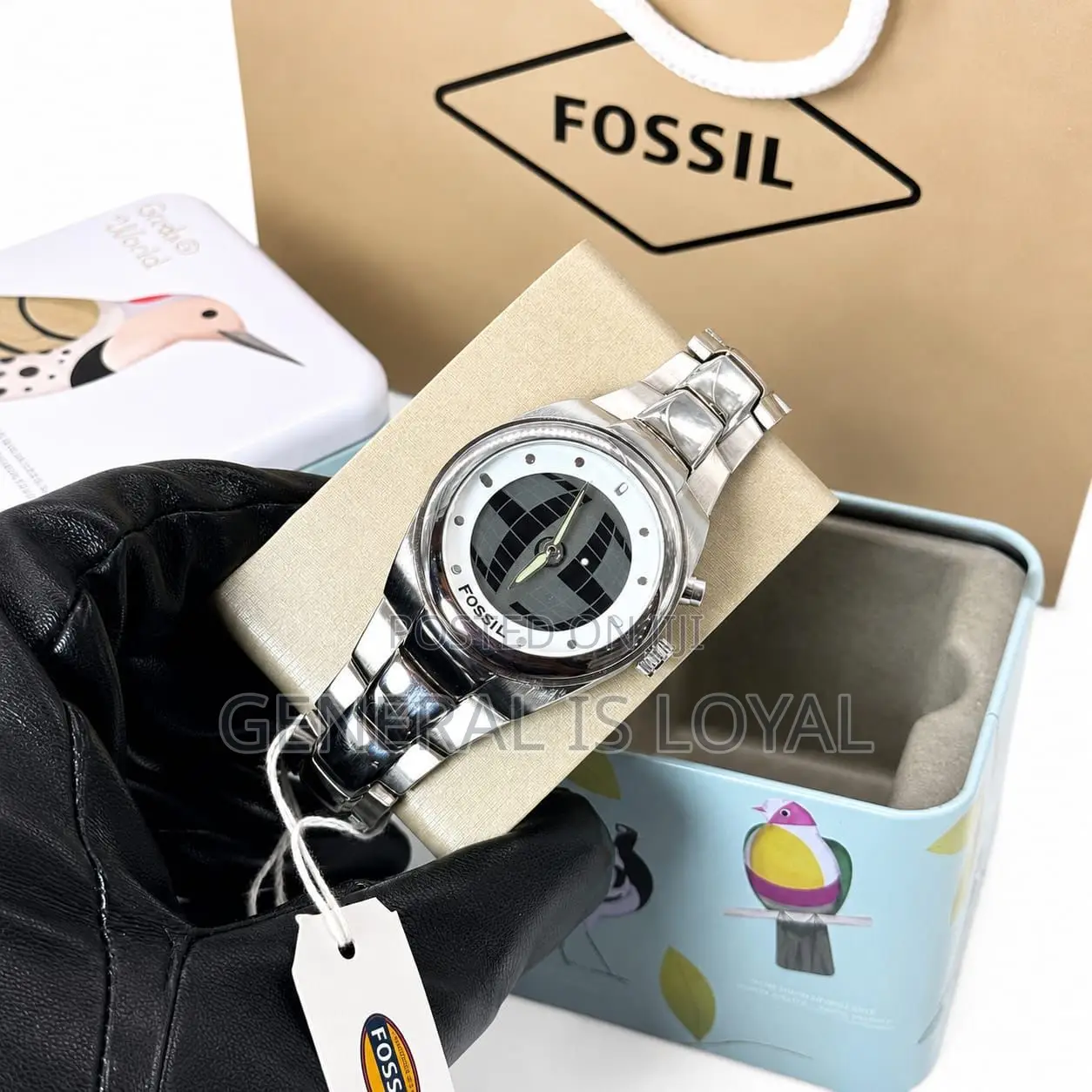 Fossil Big Tic Men’s Sliver Stainless Steel