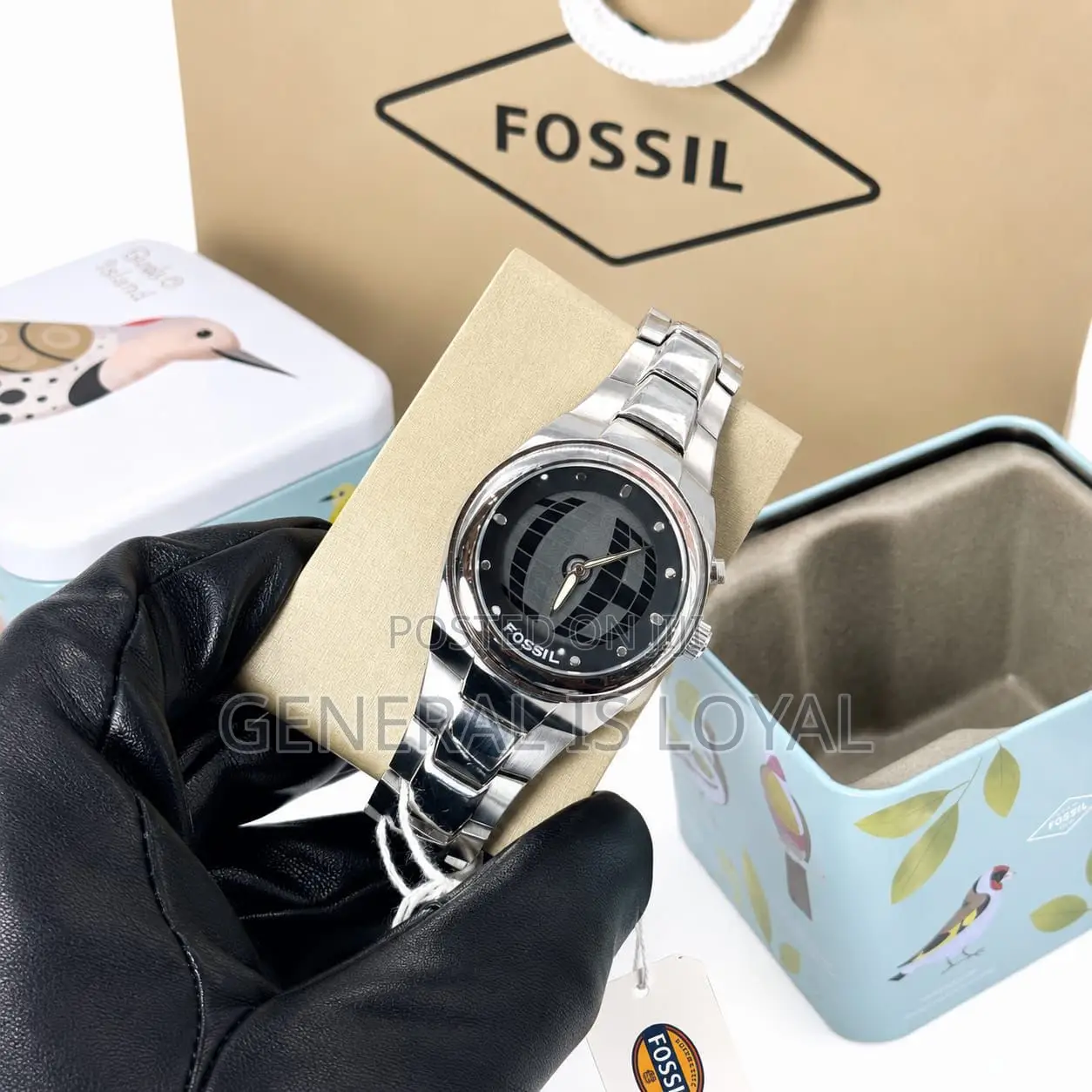 Fossil Big Tic Men’s Sliver Stainless Steel