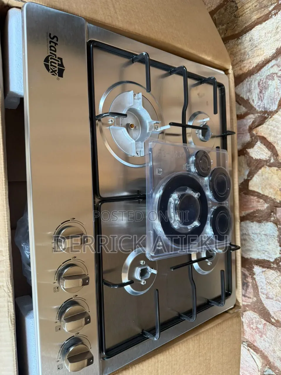 Automatic Ignition Stainless Steel Table Top Gas Burner